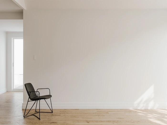 Controparete semplice in cartongesso con struttura metallica e lastre standard